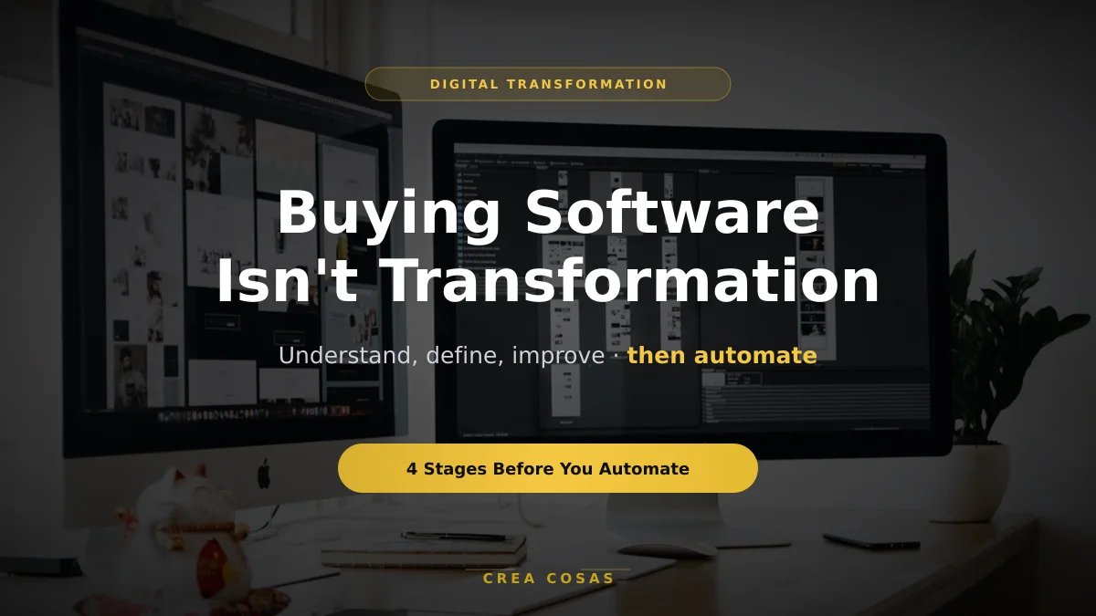 Miniatura de Transformación digital: llevar un proceso a un software