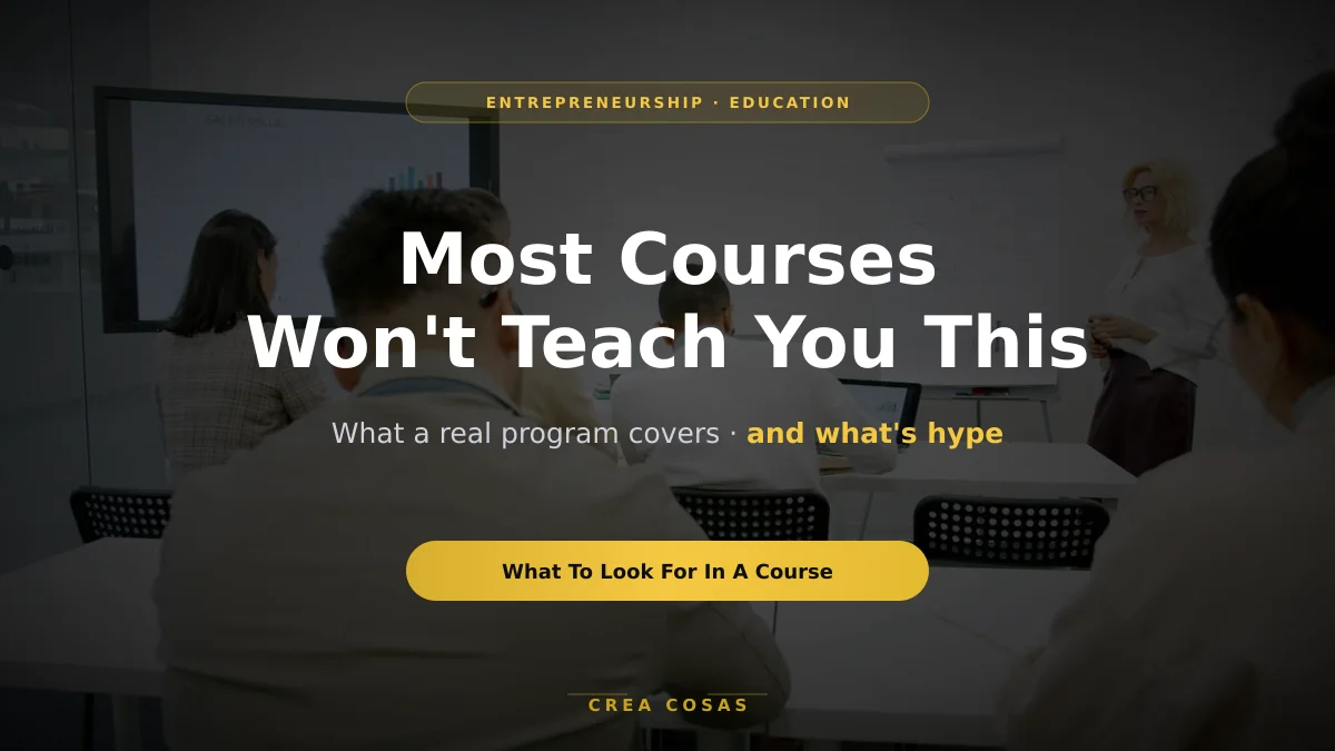 Miniatura de Clases de emprendimiento: qué aprender y cómo elegir curso