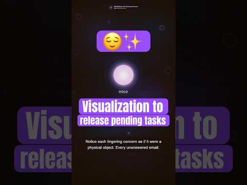This visualization kills the worry 😌 Calm your mind after work #meditation #mind #relaxing
