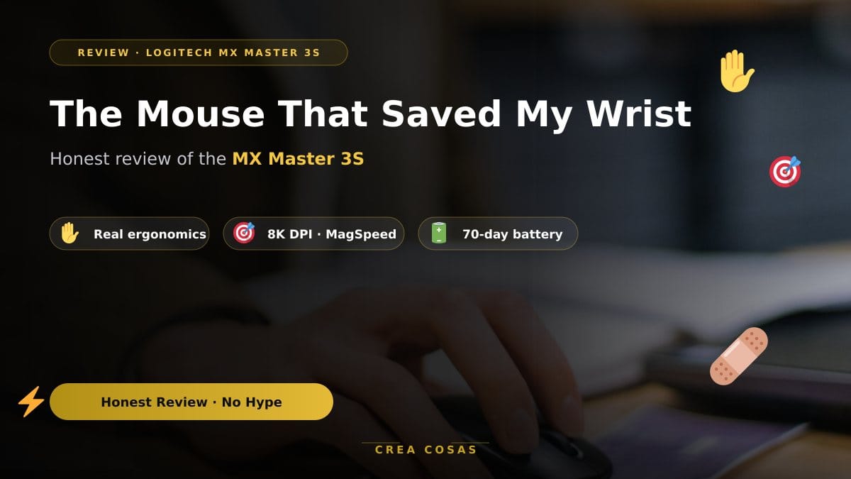Miniatura de El mouse que me quitó el dolor de muñeca: reseña honesta del Logitech MX Master 3S