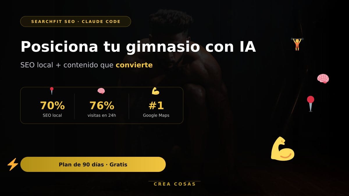 Miniatura de Cómo Usar SearchFit SEO en Claude Code: Posiciona tu Gimnasio con IA