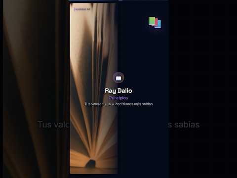 🏗️ Cómo construir tu sistema operativo personal con IA (como hacen Ray Dalio y los estoicos) #IA