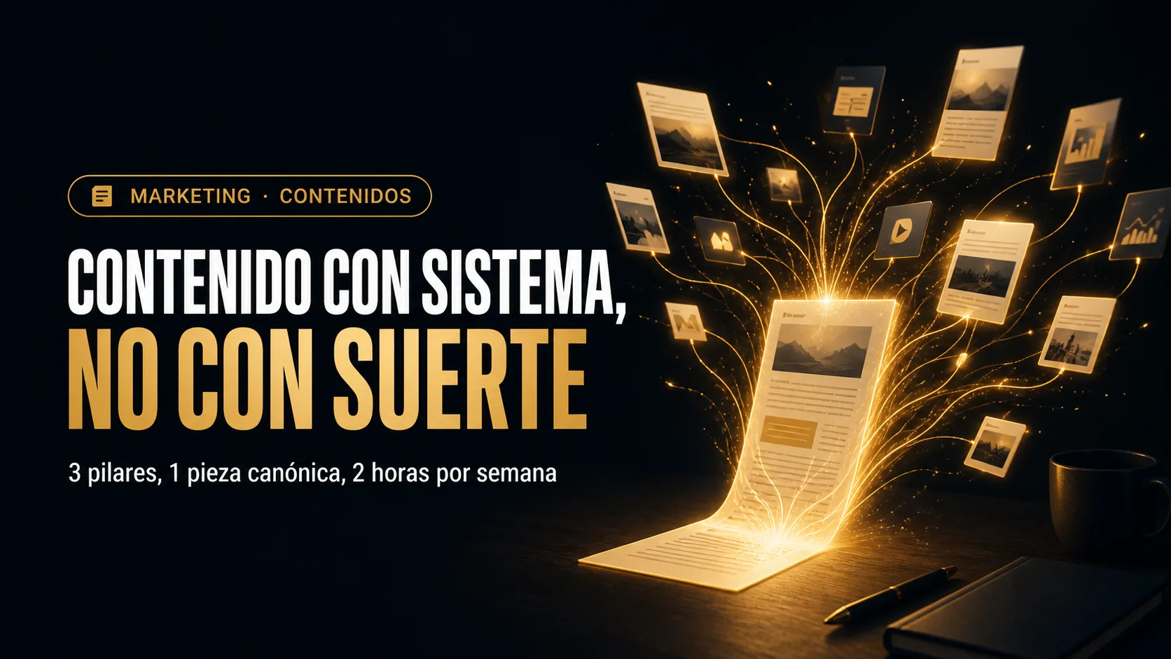 Imagem em destaque para Estratégias de marketing de conteúdo para pequenos negócios: o sistema completo 2026
