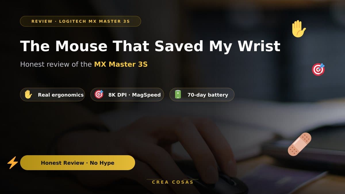 アイキャッチ画像: 手首の痛みを消してくれたマウス:Logitech MX Master 3Sを正直にレビュー