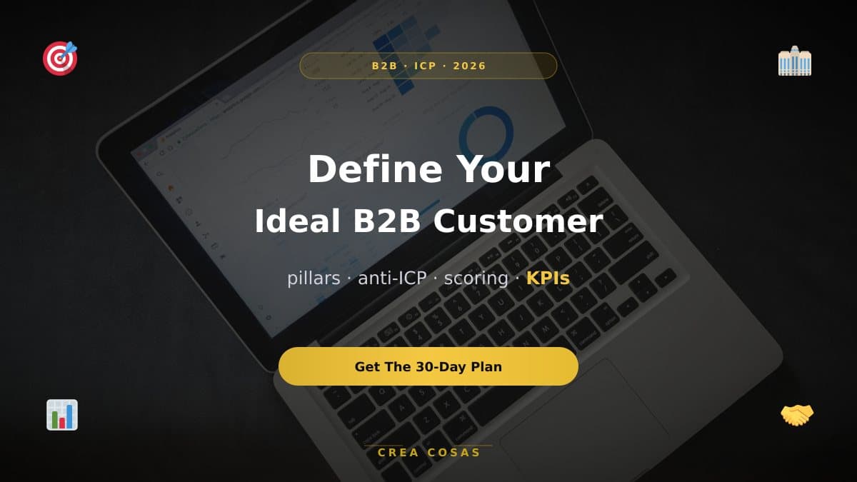 文章封面图: B2B理想客户画像(ICP):指南、模板与评分